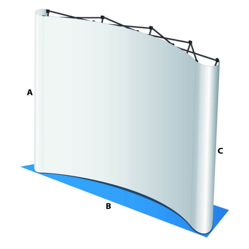 MediaWall 4x3 PodiumCase Komplett-Set