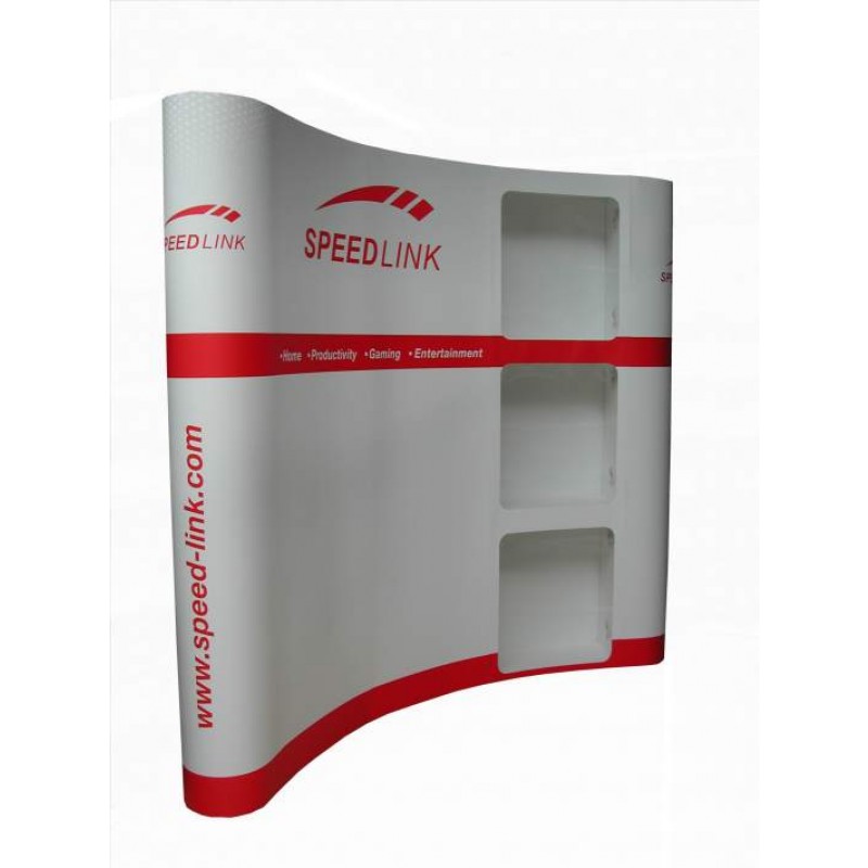 MediaWall 3x3 PodiumCase Komplett-Set