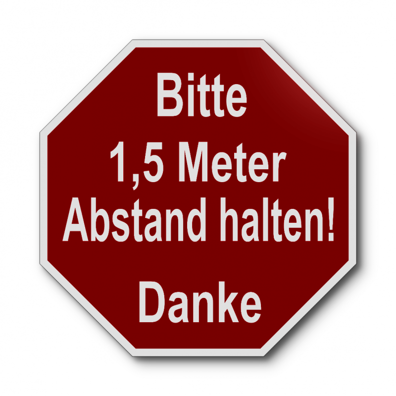 Bodenaufkleber 