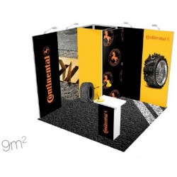 "h-line" Stand 3x3 m Eckstand