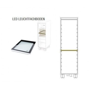 LED Leuchtfachboden für bordbar